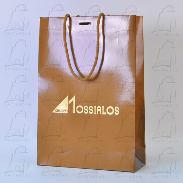 Art Paper Bag with Glossy Lamination